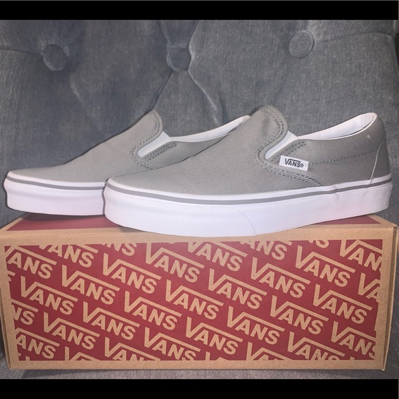 grey van slip ons womens